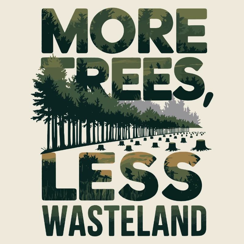 More Trees Less Wasteland Nature Conservation