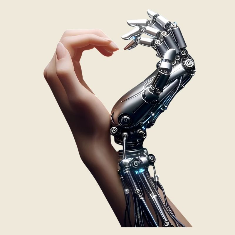 Human Robot Love Hands
