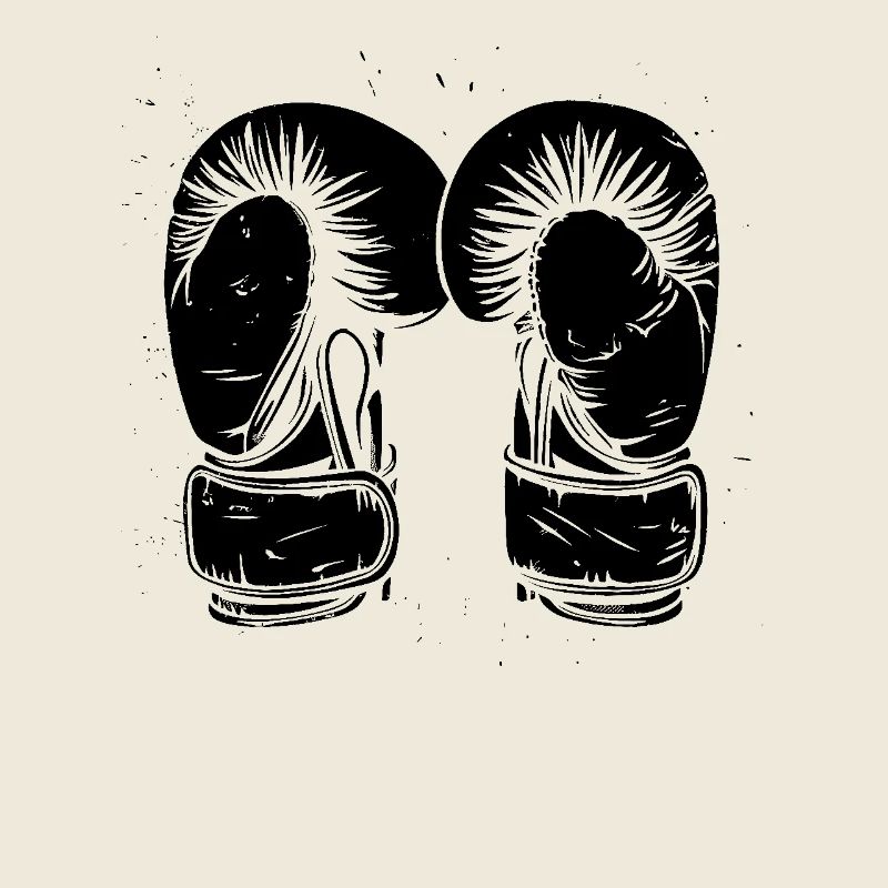 Dessin de gants de boxe