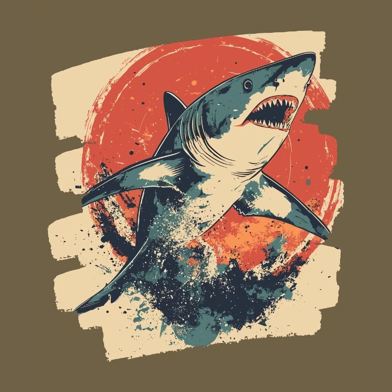 Requin rétro