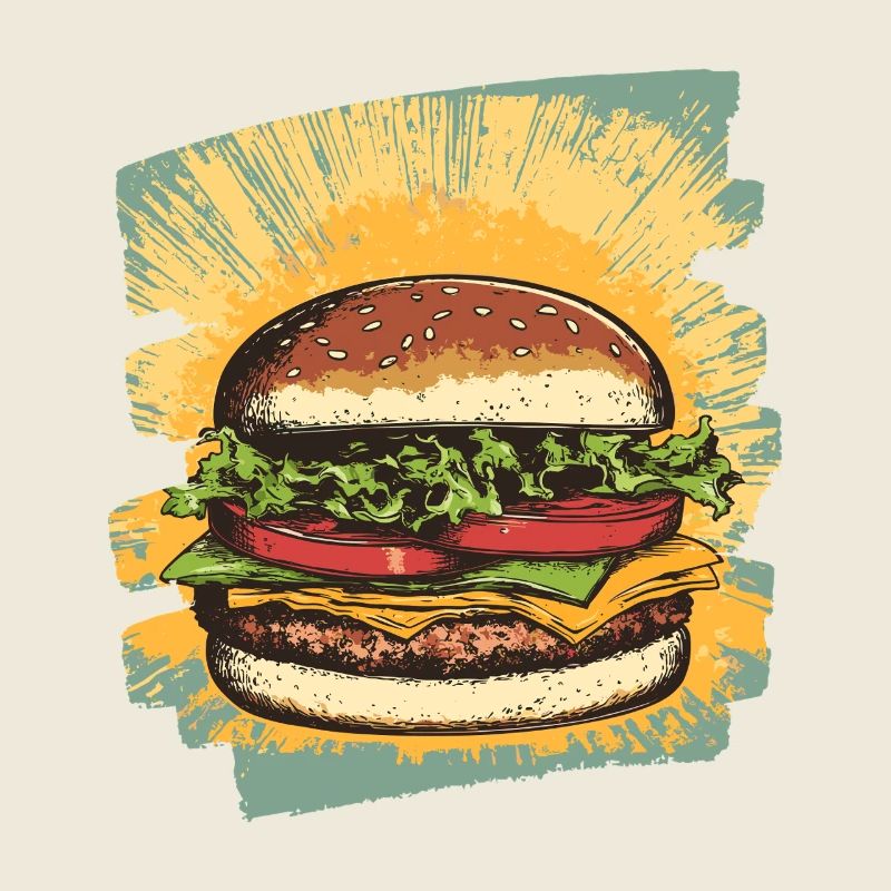 Burger Retro