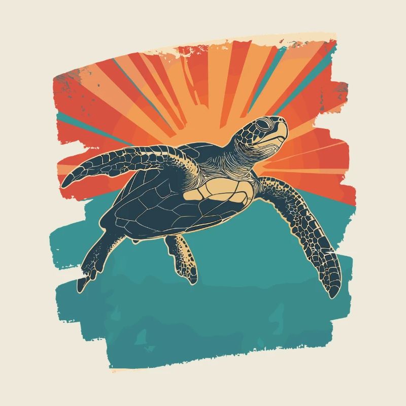 Sea Turtle Retro