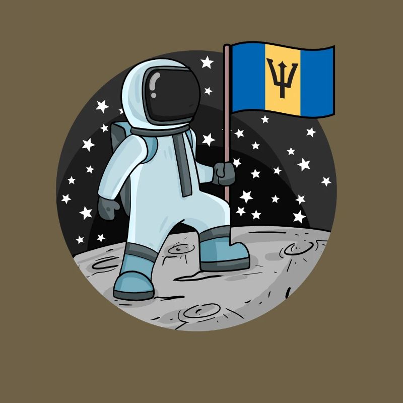 Drapeau astronaute Barbade