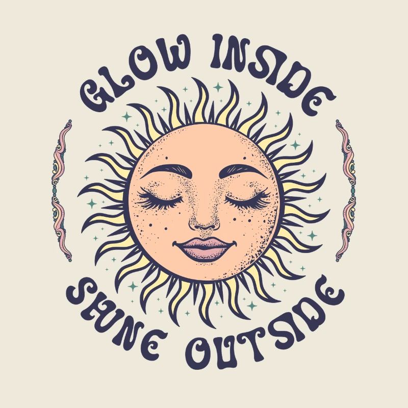 Soleil Visage Spiritualité Bohème Boho Soleil