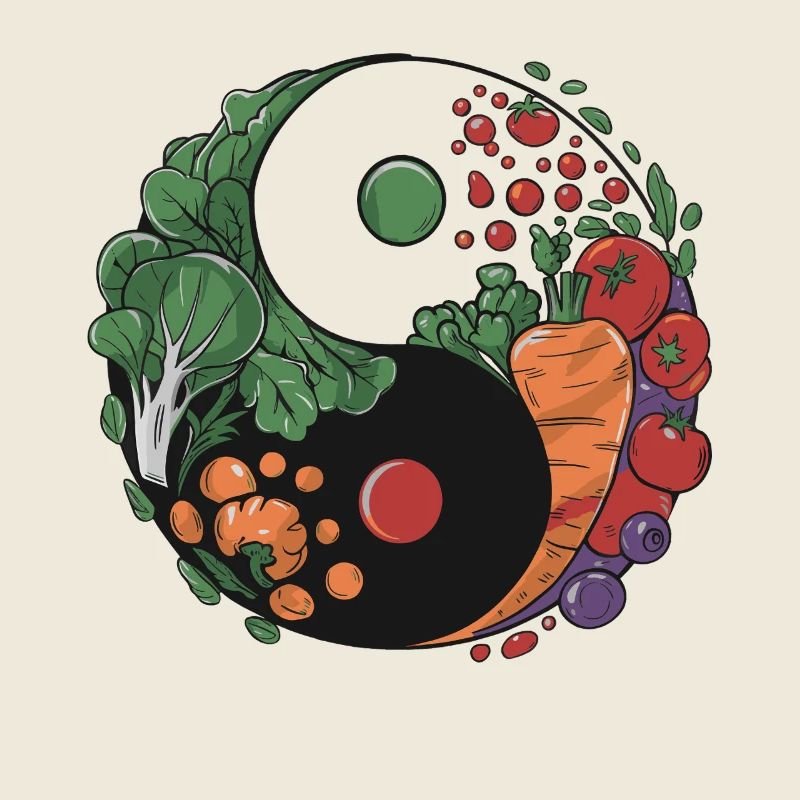 Yin Yang Équilibre Végétal