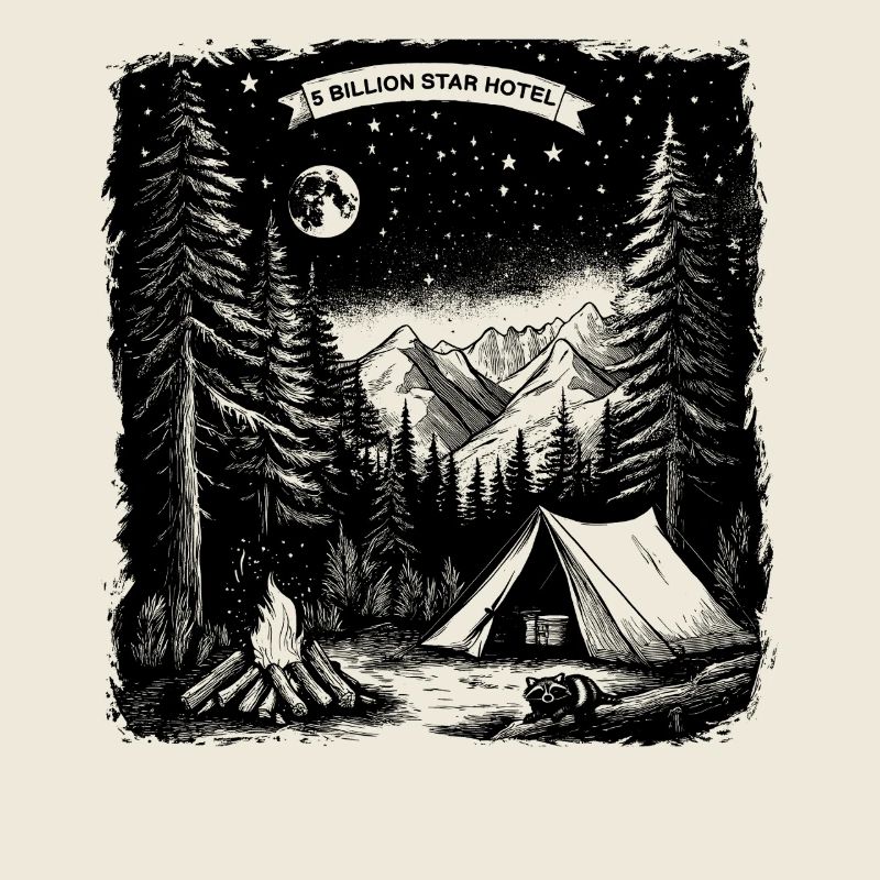5 Billion Star Hotel Hiking Nature Gift