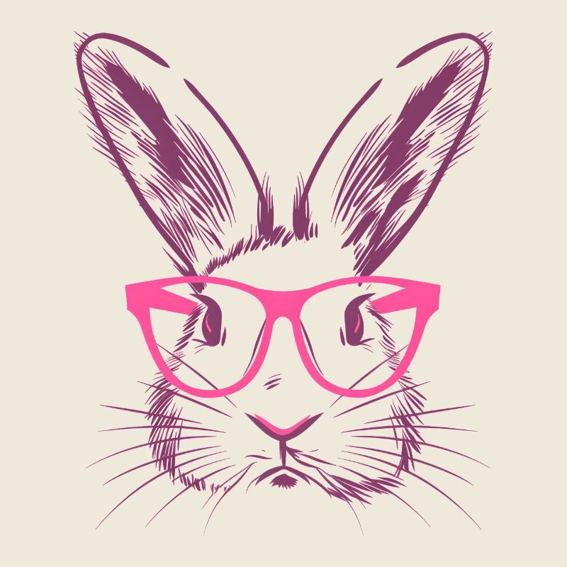 Rabbit Bunny Ears Glasses Bunny Bunny Gift