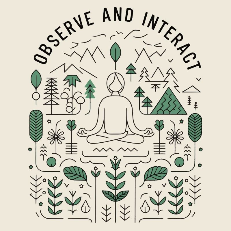 Observer et interagir - Mindful Nature Design