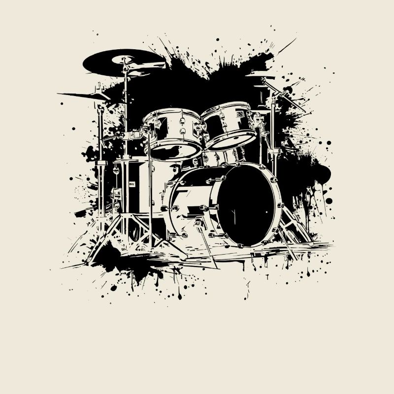 Drum Kit Drawing