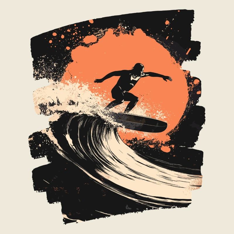 Surfer Surfing Surfboard Surfing