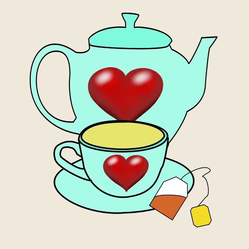 Breakfast Teapot Tea Cup Morning
