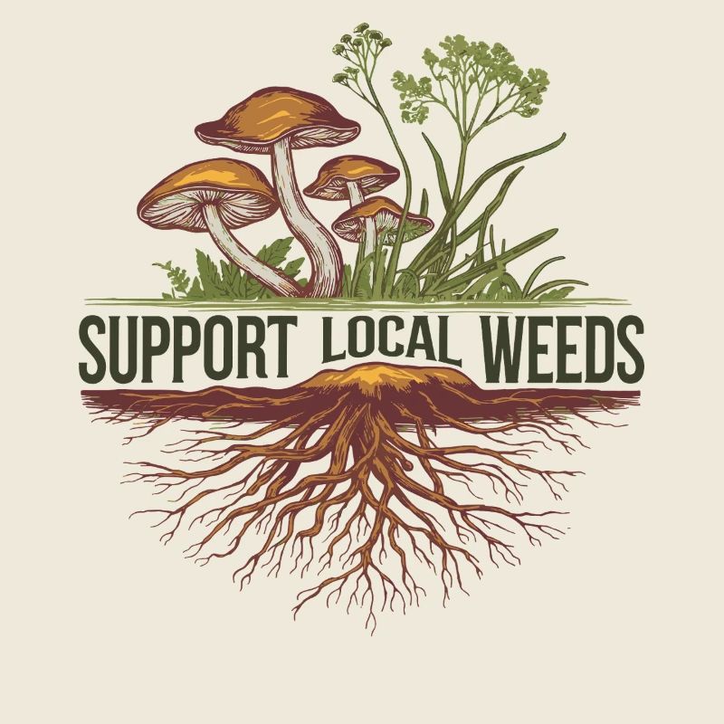 Support Local Weeds Wild Mushrooms Nature Roots