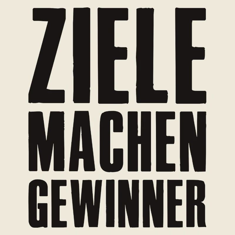 Ziele machen Gewinner Gründer Unternehmer Startup
