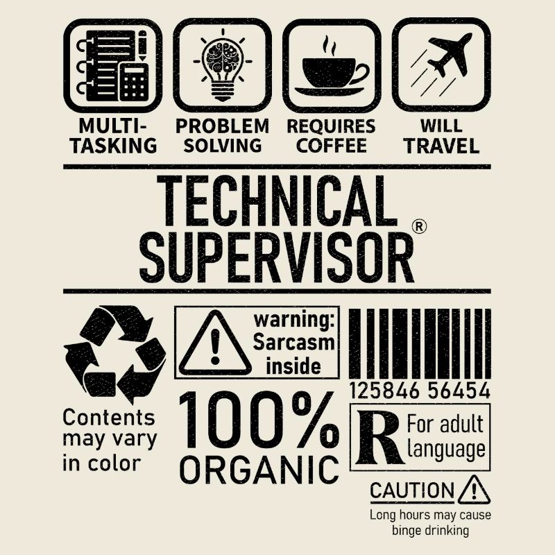 Technical Supervisor multi tasking problem solving