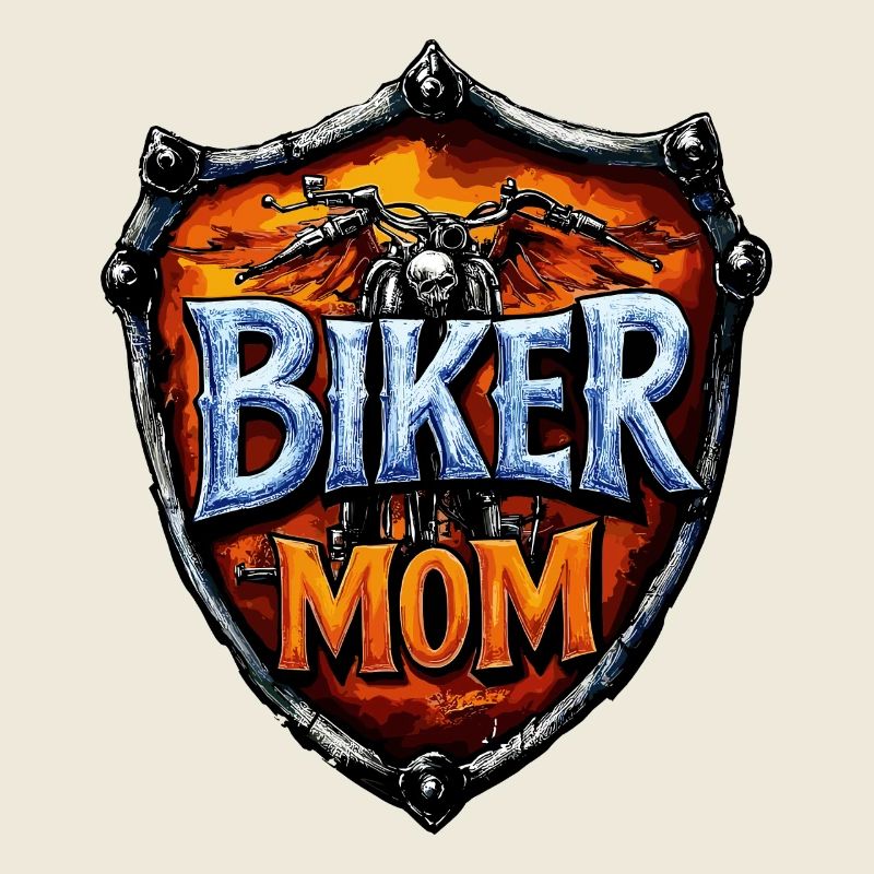 Bikerin Mom Motorcycle Gift