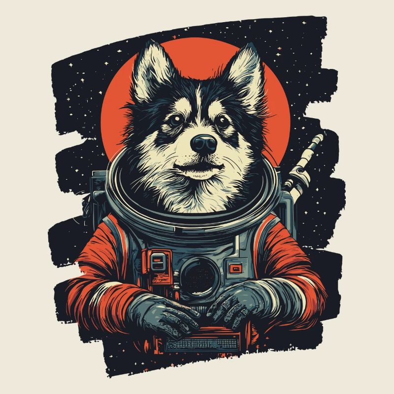 Husky Astronaut
