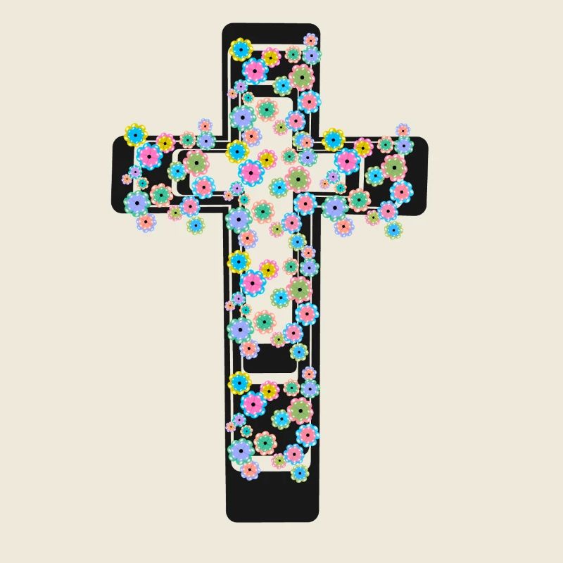 Croix Fleurs Croix Crucifix