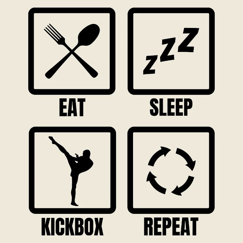 Tägliche Routine für Kickboxer