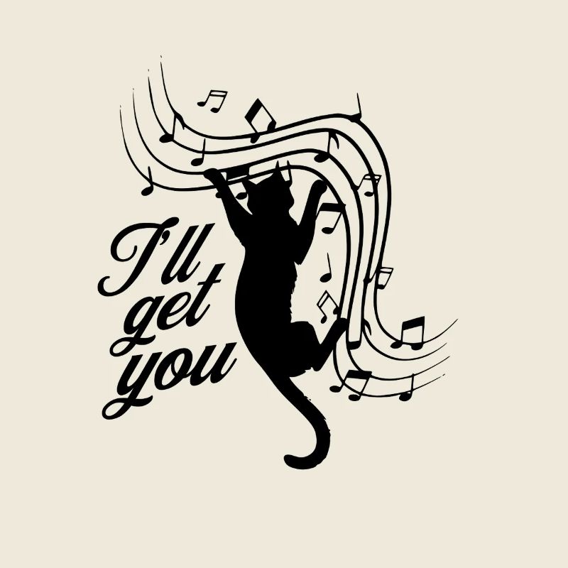 Musical Cat Sheet Music I'll Get You