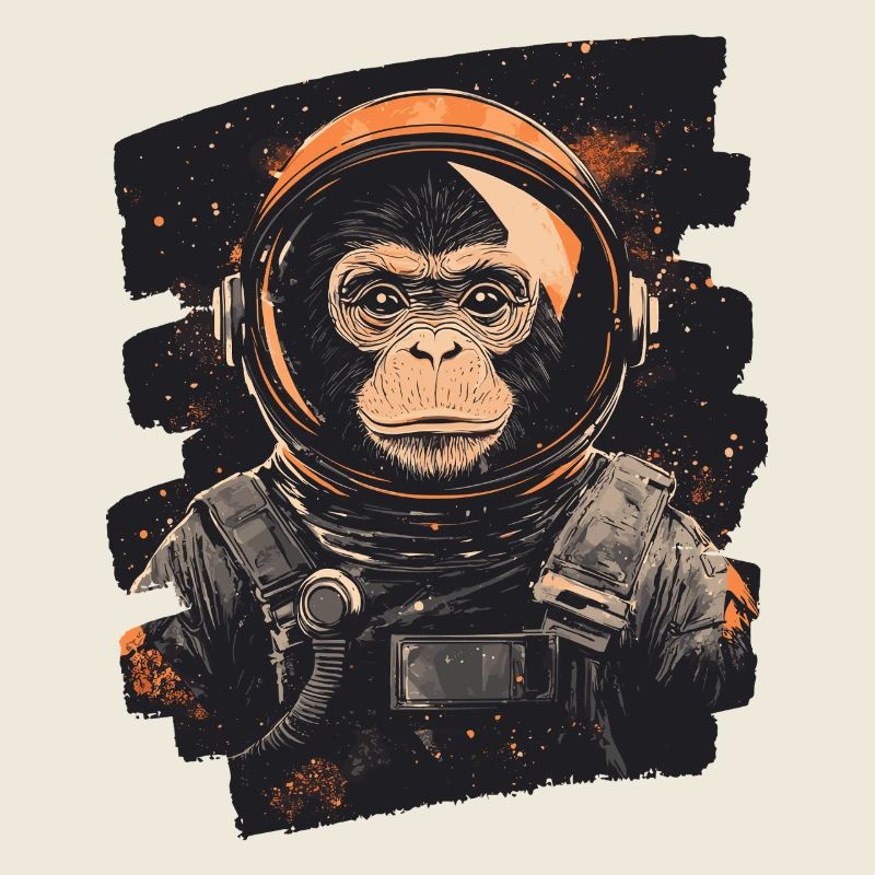 Singe astronaute