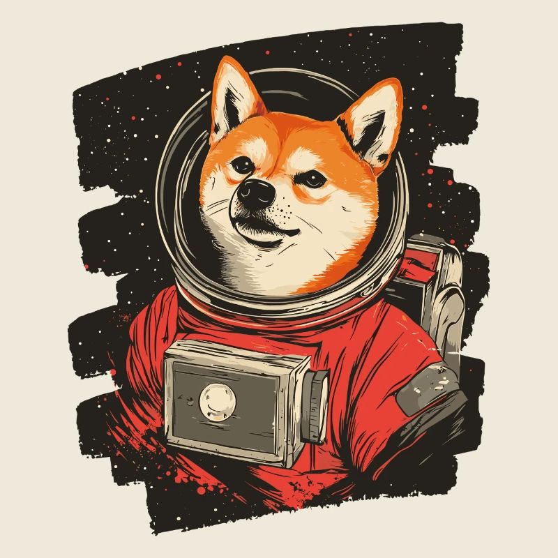 Shiba Inu Astronaute