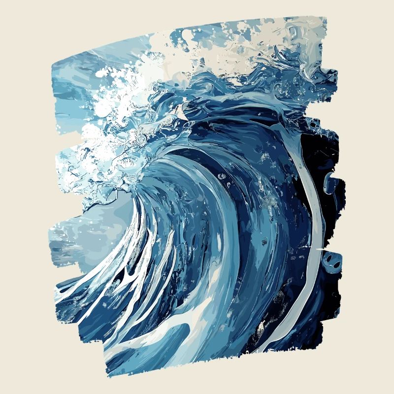 Les vagues et la mer