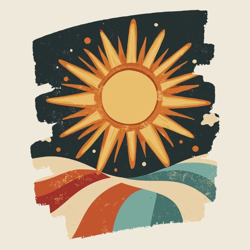Soleil d’été Coucher de soleil