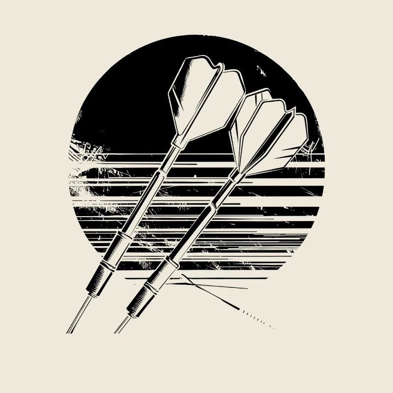 Dessin de fléchettes