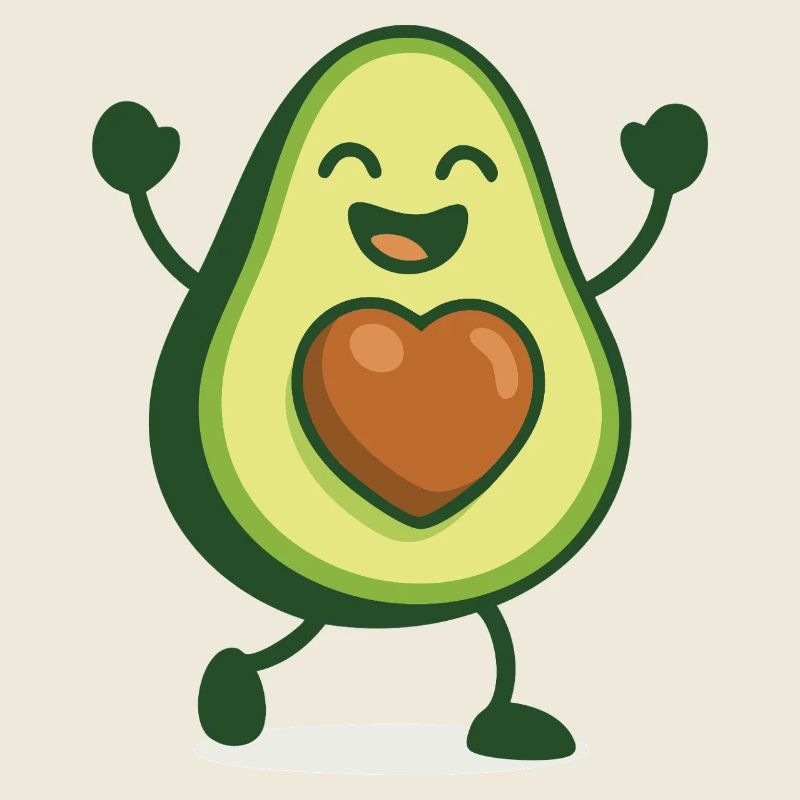 Avocat heureux