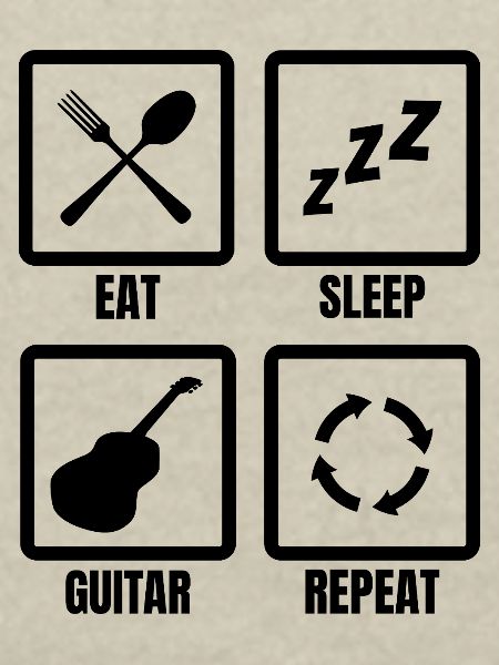 Guitarist routine