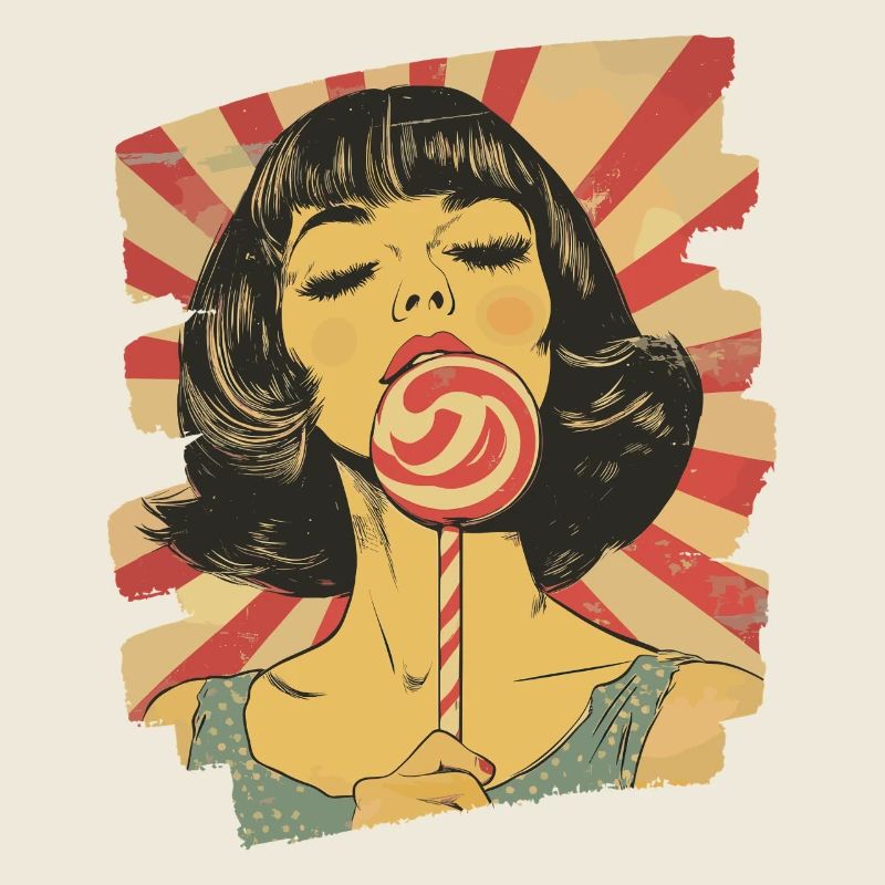 Lollipop Lolli Lutscher Süss Retro