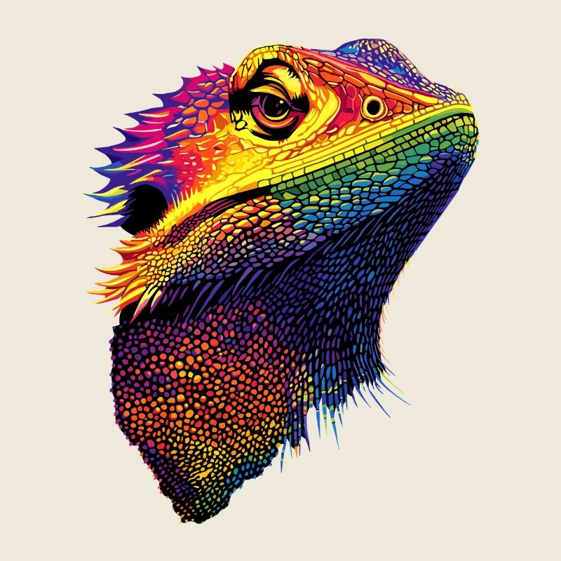Bartagame Echse Bearded Dragon Süße Bartagamen