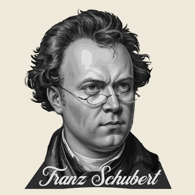Komponist Franz Schubert Porträt