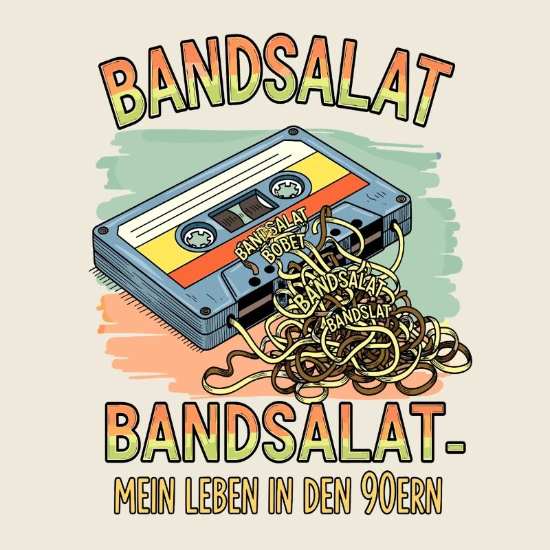 Bandsalat - 90er Retro Kassette Nostalgie