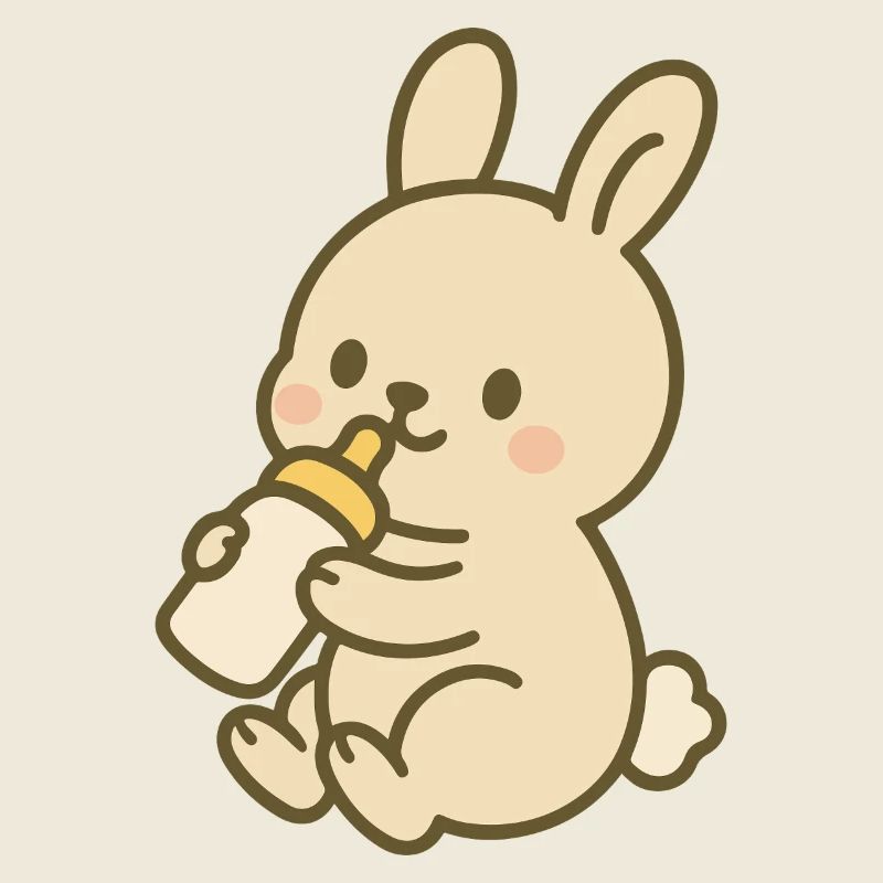 Fläschchen-Häschen