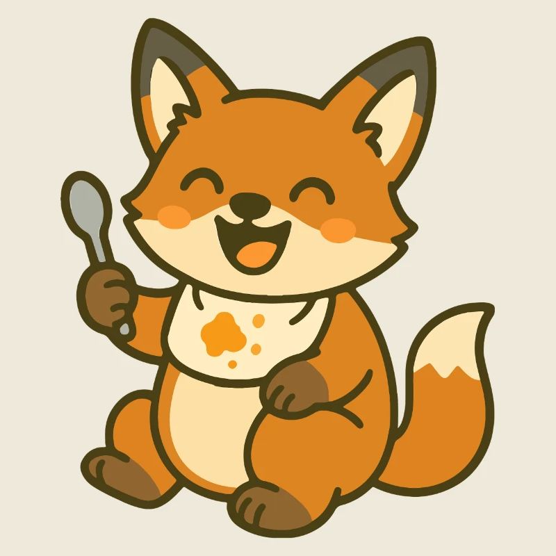 Feeding with the fox cub – wild and sweet