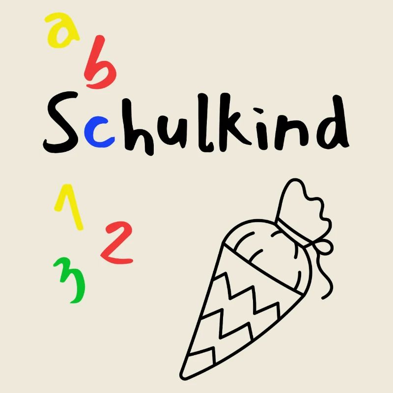 Back to school with ABC and school cone