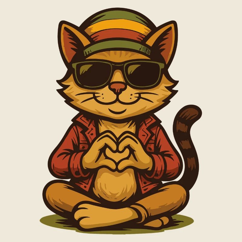 Reggae Love Cat