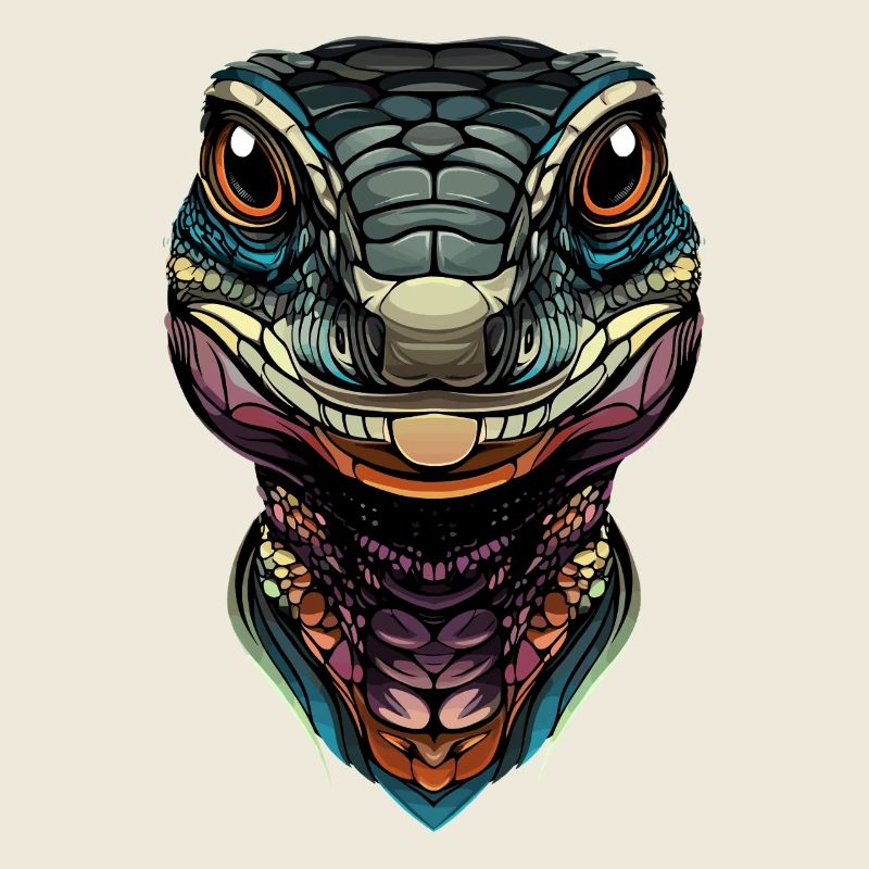 Waran Echse Reptil Komodowaran Bindenwaran Lizard