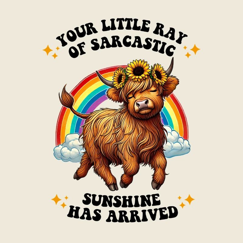 Dein kleiner sarkastischer Sonnenstrahl ist da