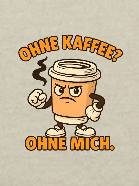 Without coffee? Without me.
