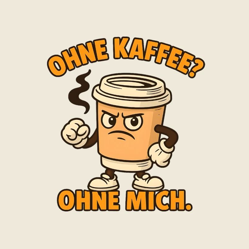 Without coffee? Without me.
