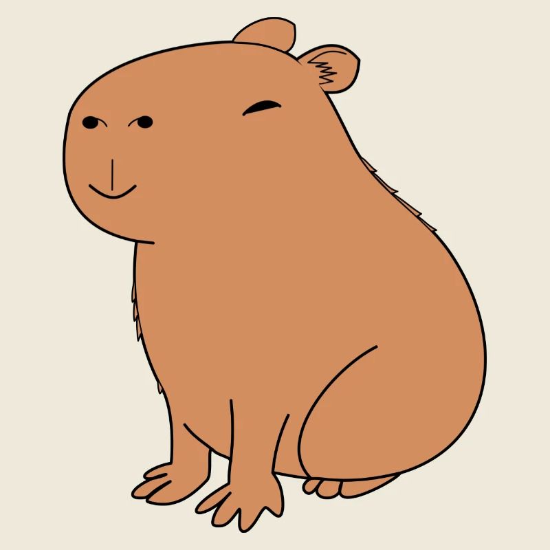 Happy Capybara