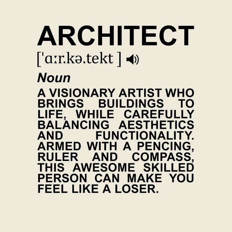 Architekt Bedeutung