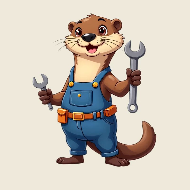 Playful Otter Craftsman
