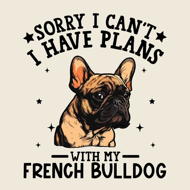 Illustration expressive de bouledogue français