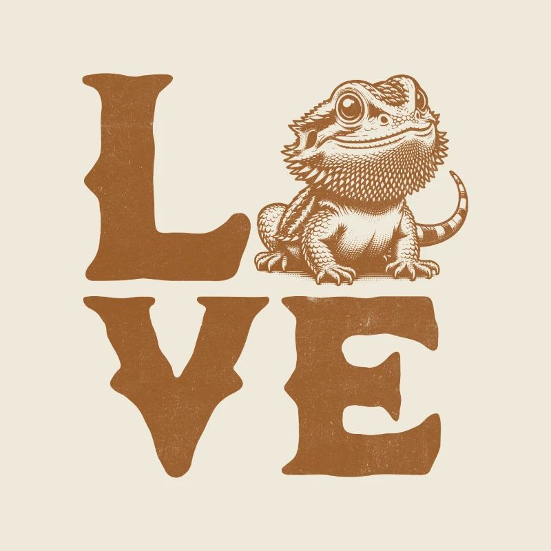LIEBE Bartagamen Beardie Liebhaber