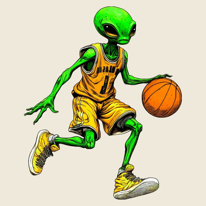 Basketballer Alien
