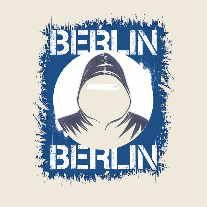 Sweat à capuche style graffiti Berlin