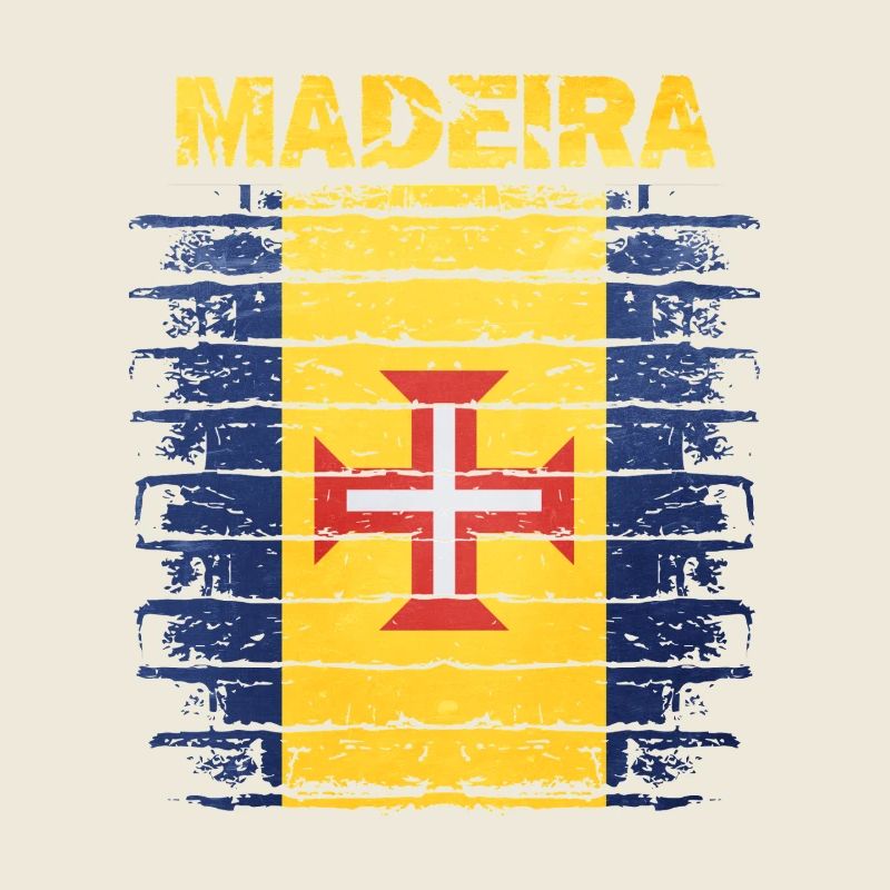 Drapeau de Makeda avec motif insulaire